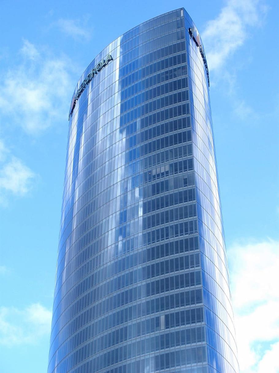 iberdrola tower, bilbao, skyscraper, building, modern, spain HD wallpaper