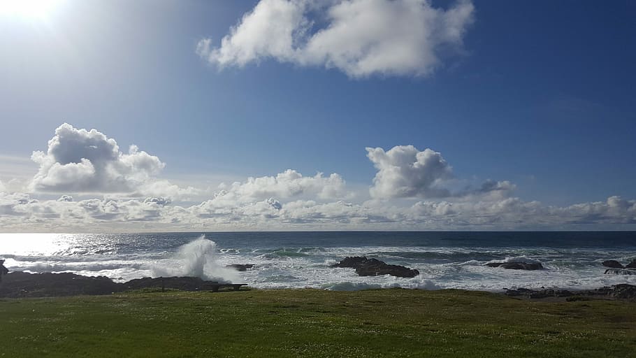 Ocean, Pacific, Pacific, Coast, nature, sea, cloud - Sky, landscape HD wallpaper