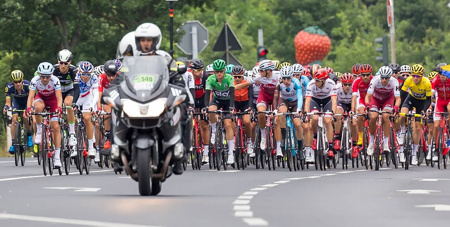 competition, road, sport, headwear, transportation, helmet HD wallpaper