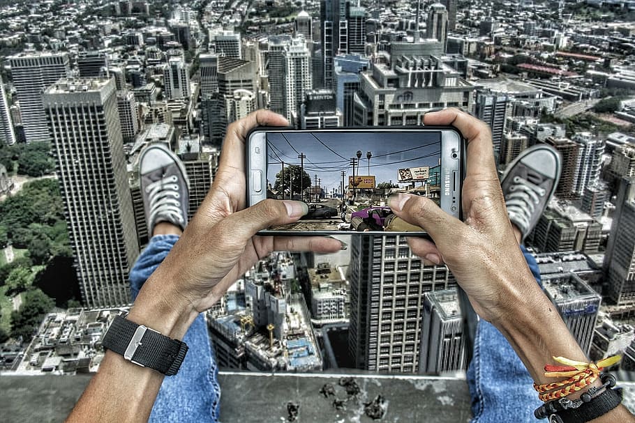 urban, exploration, shoot, rooftop, technology, two people HD wallpaper