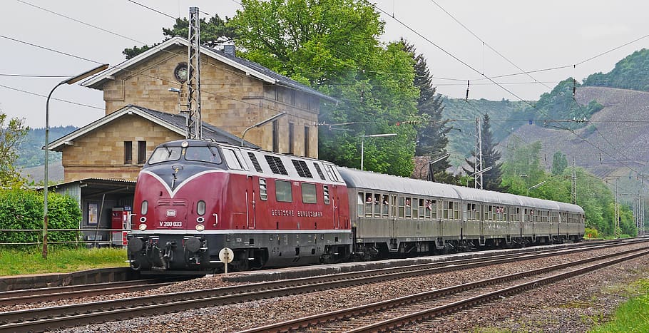 diesel locomotive, historically, v200, v 200, special crossing, HD wallpaper
