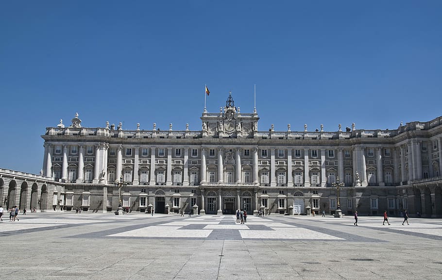 Madrid, Royal Palace, Architectural, palacio real, arquitectónico, HD wallpaper