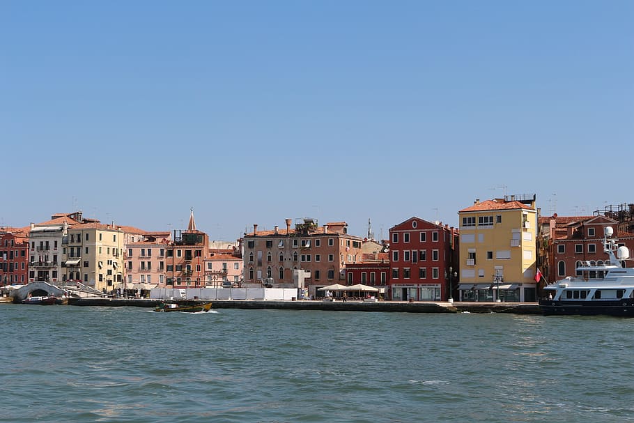 Building, Ships, View, building exterior, house, nautical vessel HD wallpaper