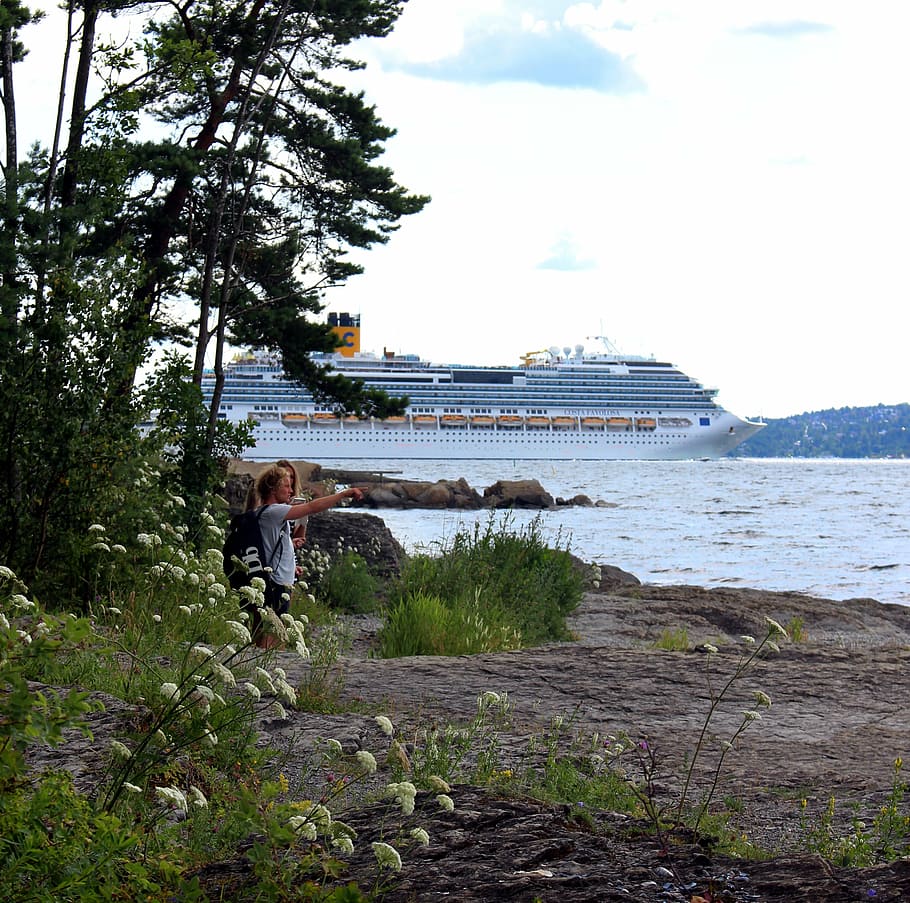 oslo, norway, oslofjord, ship, scandinavia, cruise, holiday, HD wallpaper