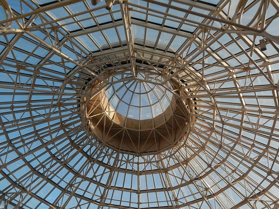 Dome, Structure, Ceiling, Architecture, backgrounds, architectural feature HD wallpaper