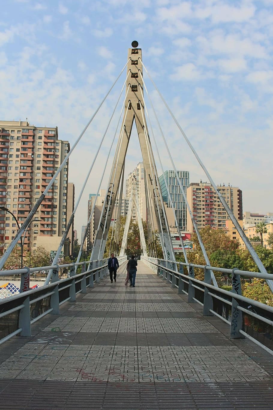 bridge, engineering, arc, blue sky, bridge - Man Made Structure HD wallpaper