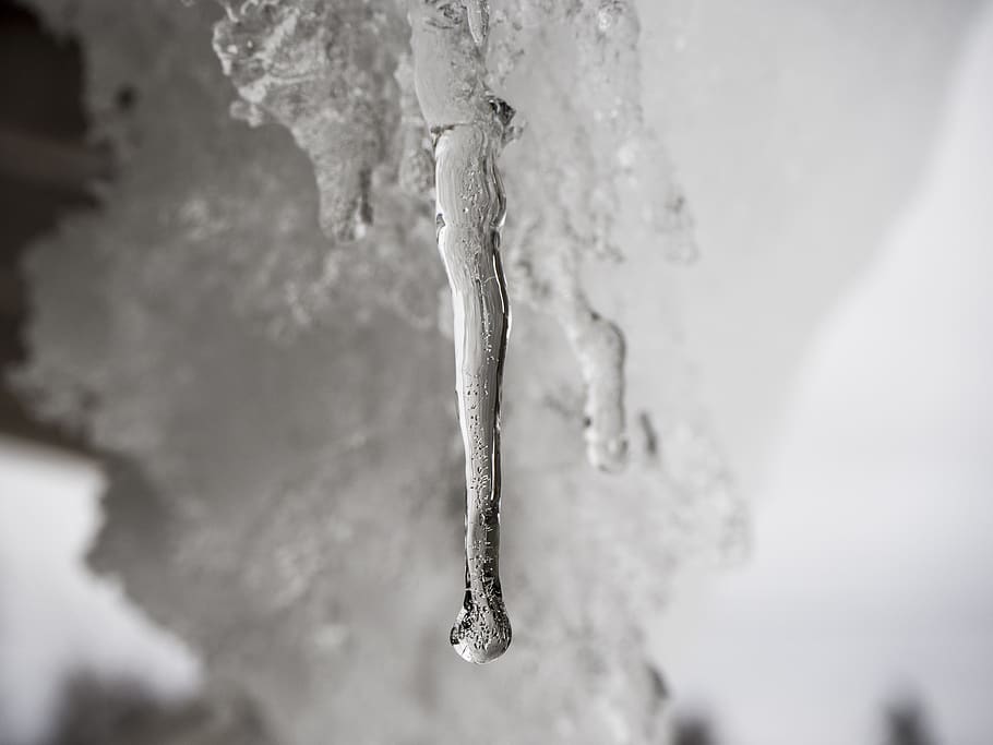 icicle, melting, sun, spring, winter, ice, nature, cold, snow HD wallpaper
