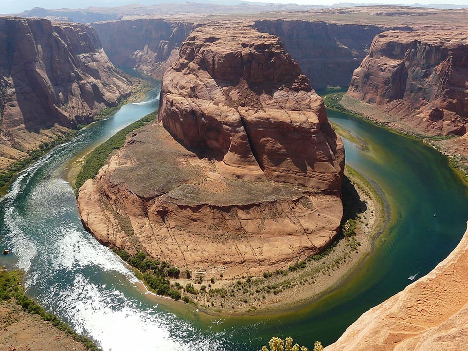 Grand Canyon, horseshoe bend, page, arizona, gorge, desert, dry