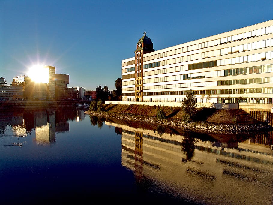 plange mill, architecture, office, window, office building HD wallpaper