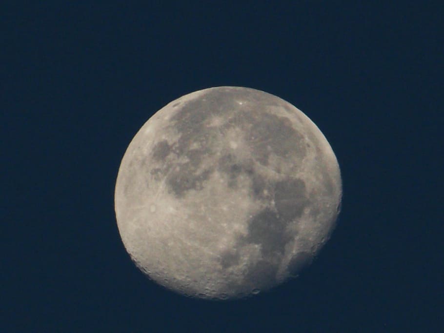 Moon, Space, Lunar, Astronomy, Celestial, night, circle, moon surface HD wallpaper