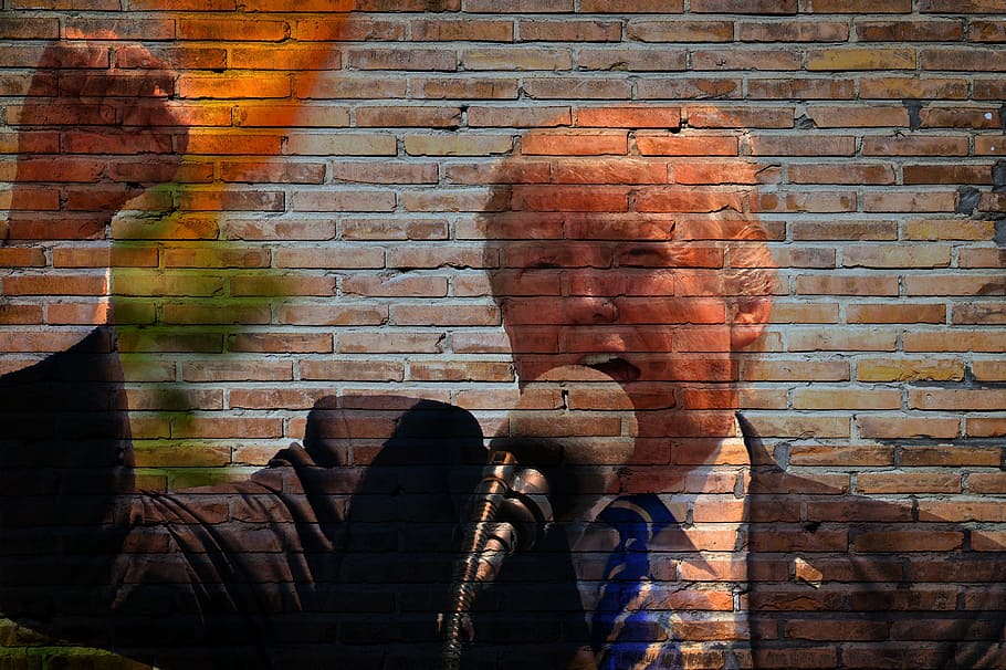 Donald Trump graffiti, president, america, politics, government
