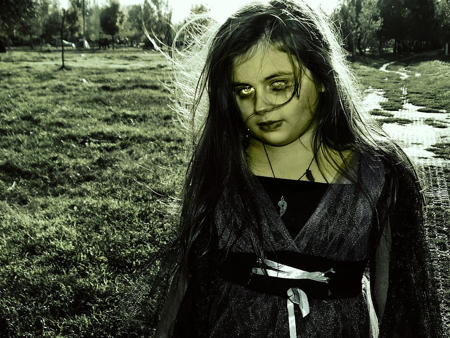 witch, black, scary, magic, shadows, halloween, one person HD wallpaper