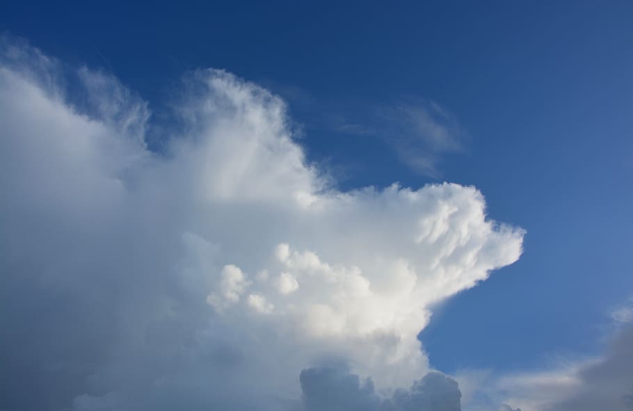 white cloud, white clouds, cloudy sky, nature, blue sky, atmosphere HD wallpaper