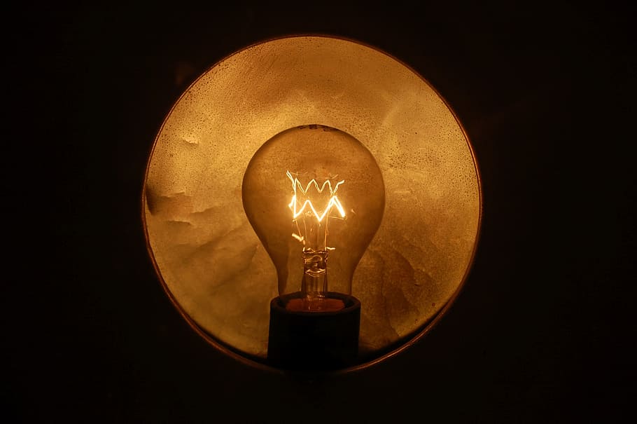 light, dark, lighting, glow, electric Lamp, light Bulb, glowing HD wallpaper