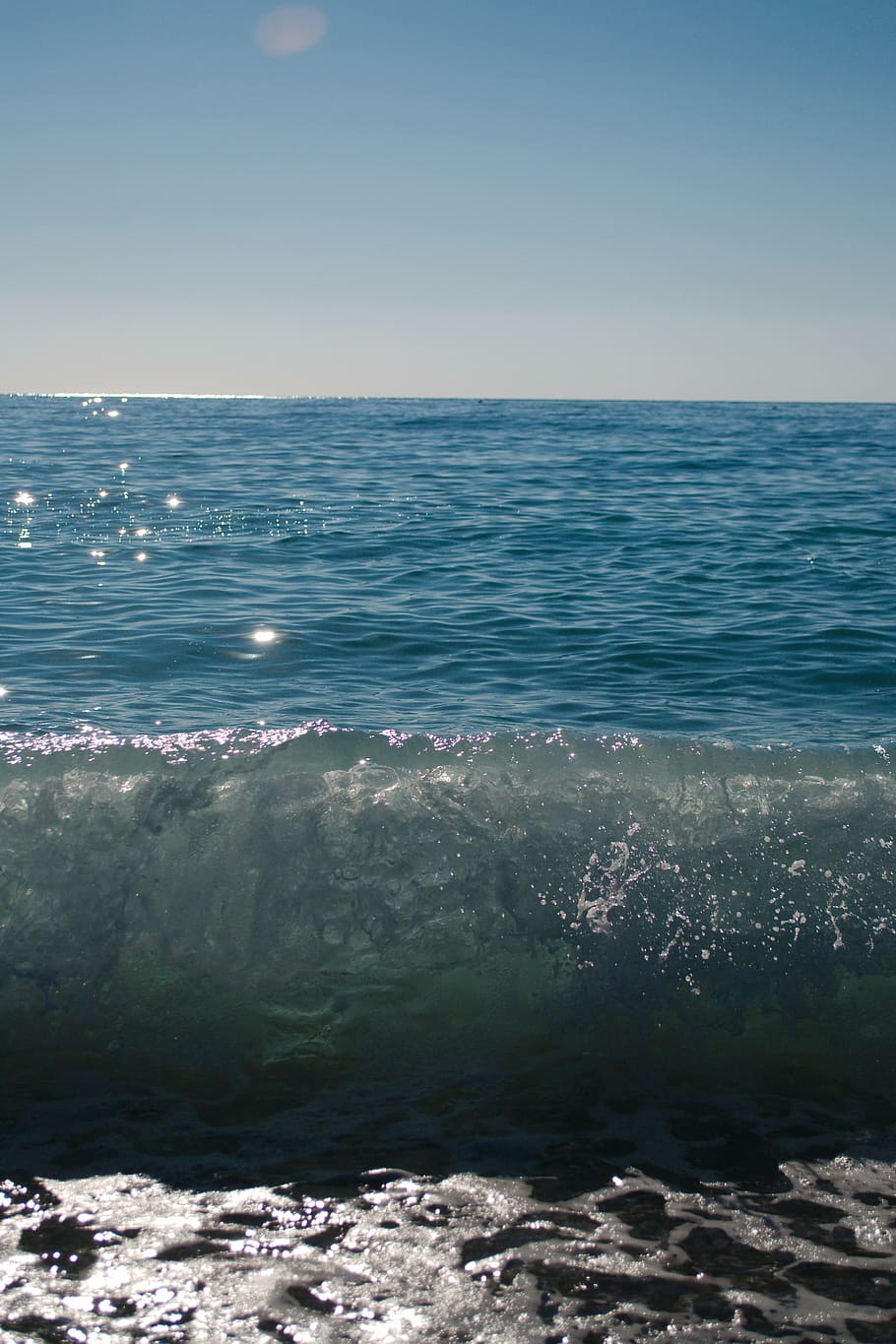 sea, sun, water, sky, scenics - nature, beauty in nature, horizon HD wallpaper