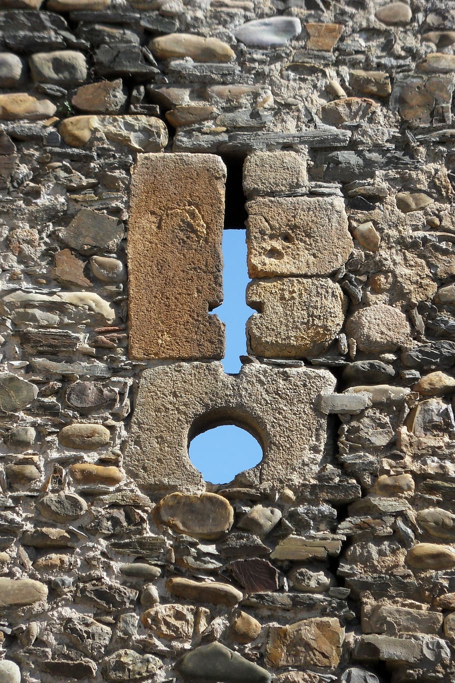 wall, hole, masonry, opening, architecture, built structure HD wallpaper