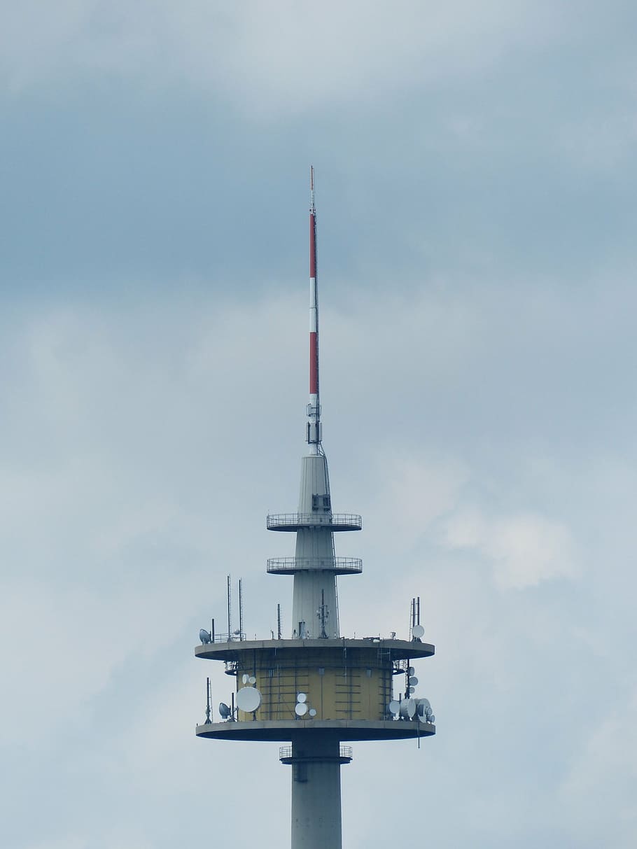 radio tower, transmission tower, send platform, german radio tower gmbh HD wallpaper