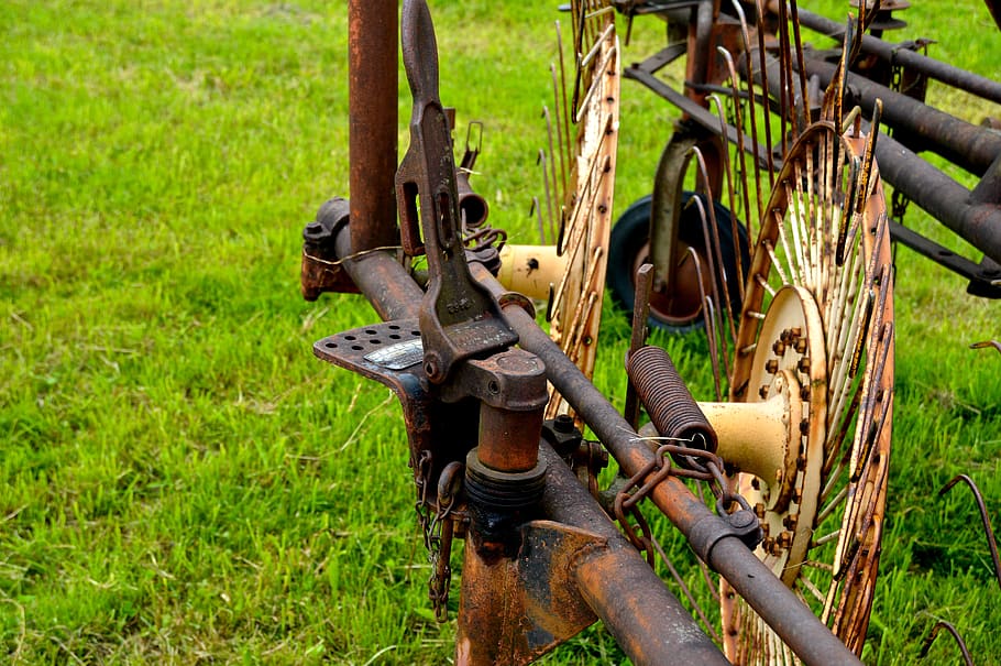 HD wallpaper: hay tedders, detail, agricultural machine, agriculture, technology - Wallpaper Flare