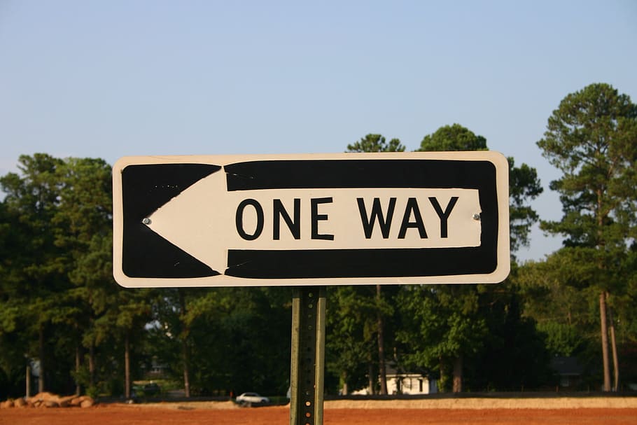 Traffic Signs, One Way Arrow (Symbol) Sign