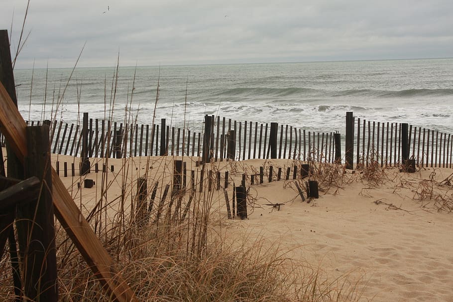 Outer Banks, North Carolina, Carolina, Beach, storm, stormy, HD wallpaper