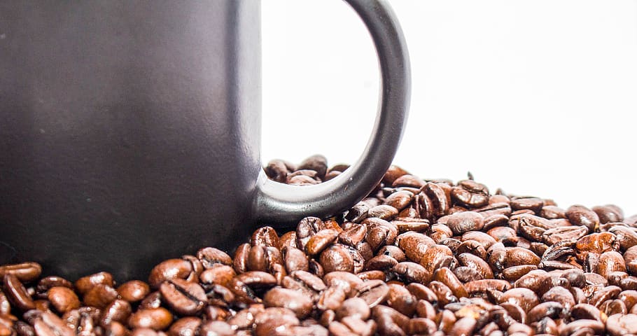 coffee, seed, drink, caffeine, bean, food and drink, coffee - drink HD wallpaper