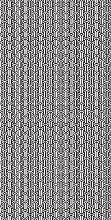 pattern, black, white, tile, interlocking, design, geometric HD wallpaper