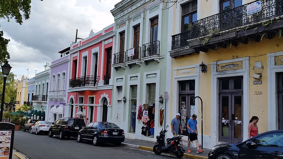street, puerto rico, san juan, architecture, historic, old