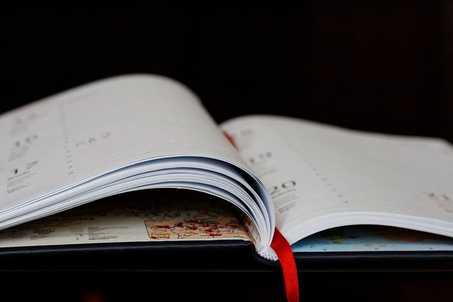 calendar, paper, diary, page, planner, publication, book, education HD wallpaper