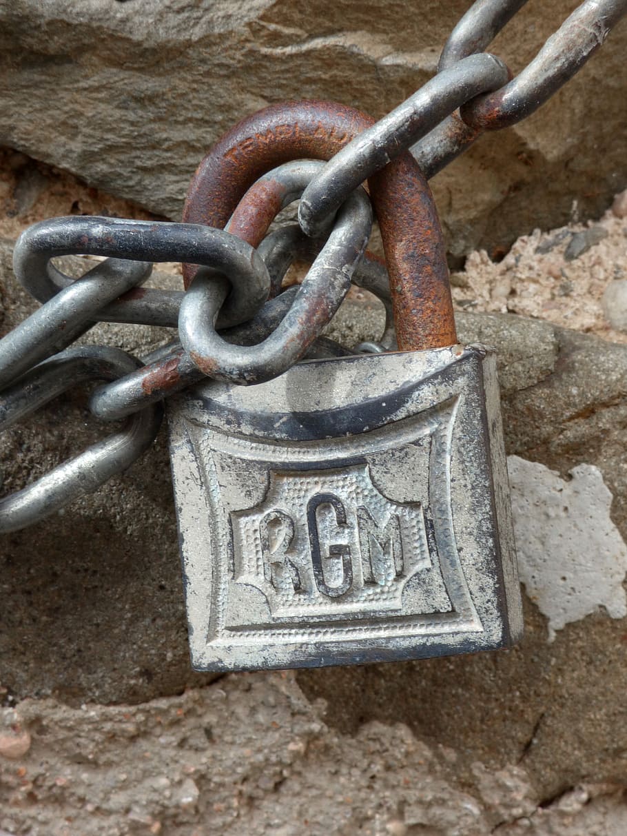 Padlock, Close, Closed, Old, Vintage, metaphor, string, forbidden HD wallpaper
