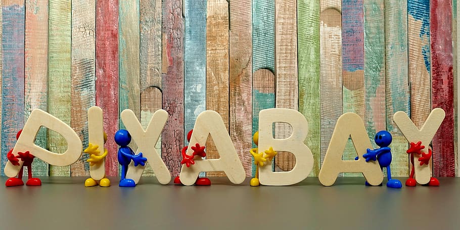 pixabay freestanding letters, image database, smilies, figures HD wallpaper