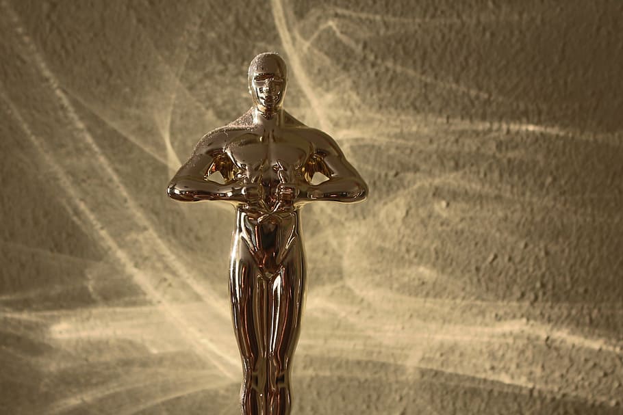 human figurine, oskar, cup, lichtspiel, statue, dust, trophy HD wallpaper