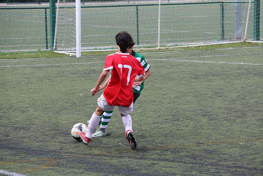 Player, Football, Sport, move, lawn, boot, football field, game, HD wallpaper