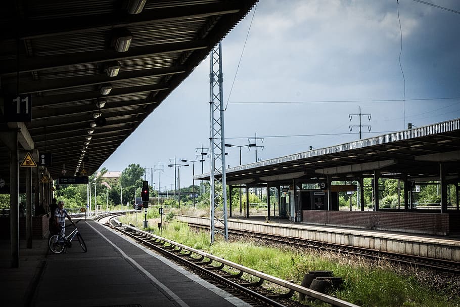 berlin, station, germany, rail transportation, track, railroad track HD wallpaper