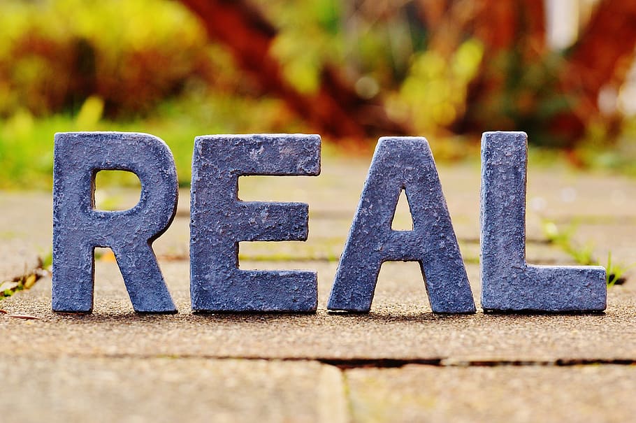 blue real marquee letter decor shallow focus photograph, reality HD wallpaper