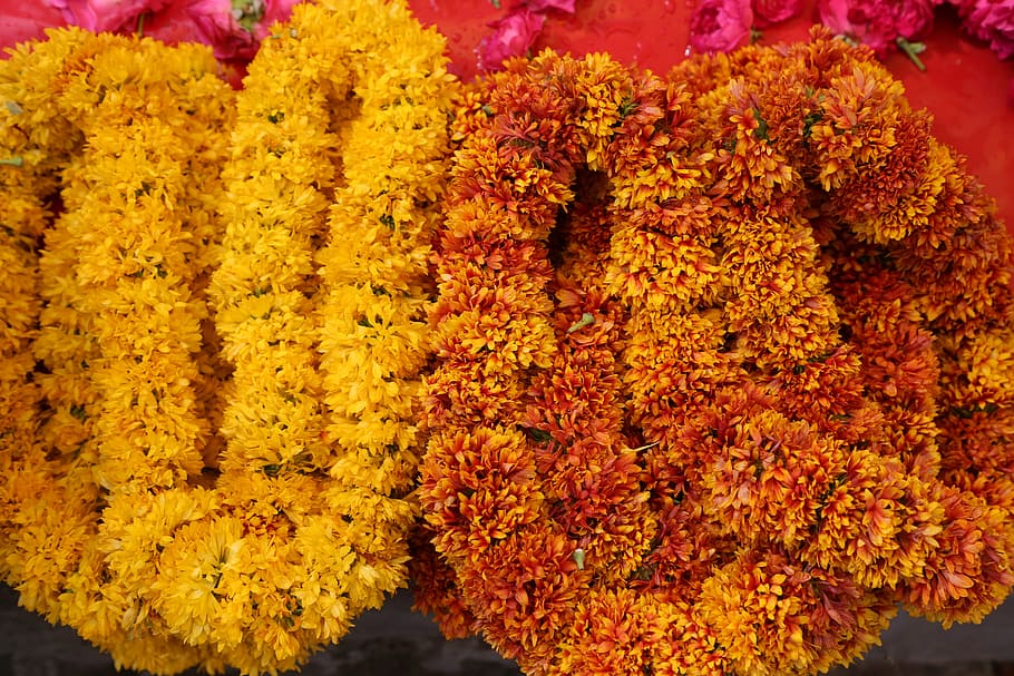 flower garland floral wedding