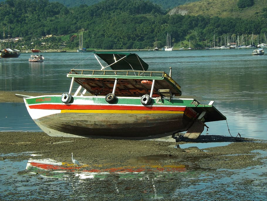 travel, boat, mar, beach, nautical Vessel, water, transportation HD wallpaper