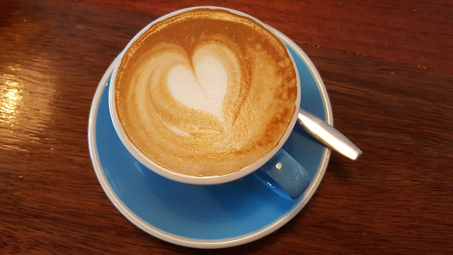 coffee, flat white, cafe, coffee - drink, cup, mug, food and drink HD wallpaper