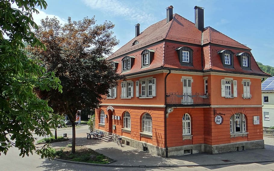 under cook, old post, tavern, building exterior, architecture HD wallpaper