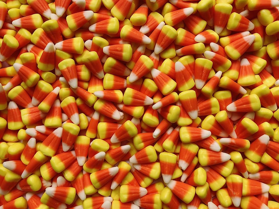 Hd Wallpaper Candy Corn Candies Halloween Treat Sweets Seasonal