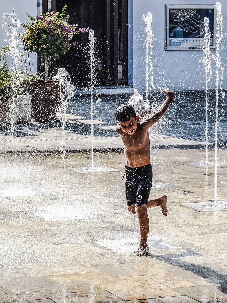 summertime, kid, boy, child, fun, childhood, happiness, happy HD wallpaper