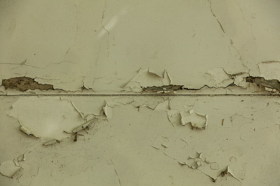 cracked white painted wall, peeling, paint chipping, chipped paint HD wallpaper
