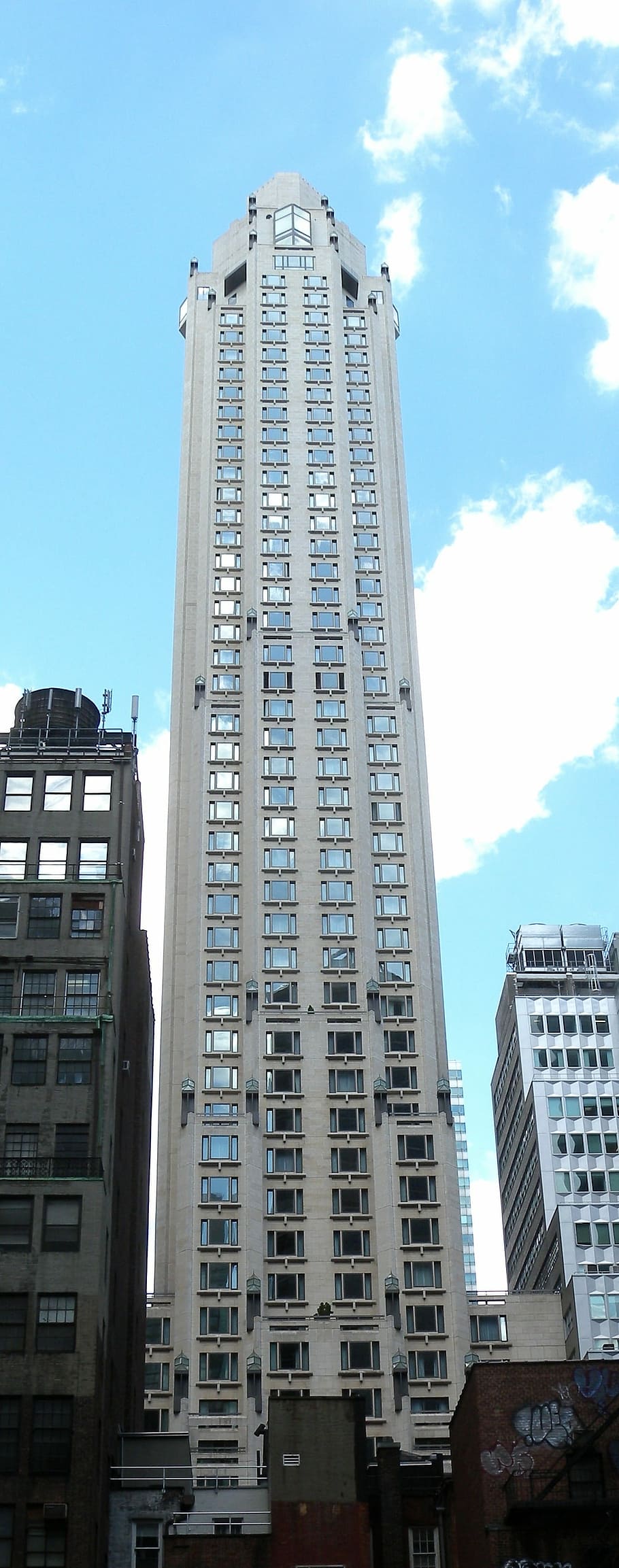 Four Seasons Hotel, New York, Facade, exterior, skyscraper, HD wallpaper