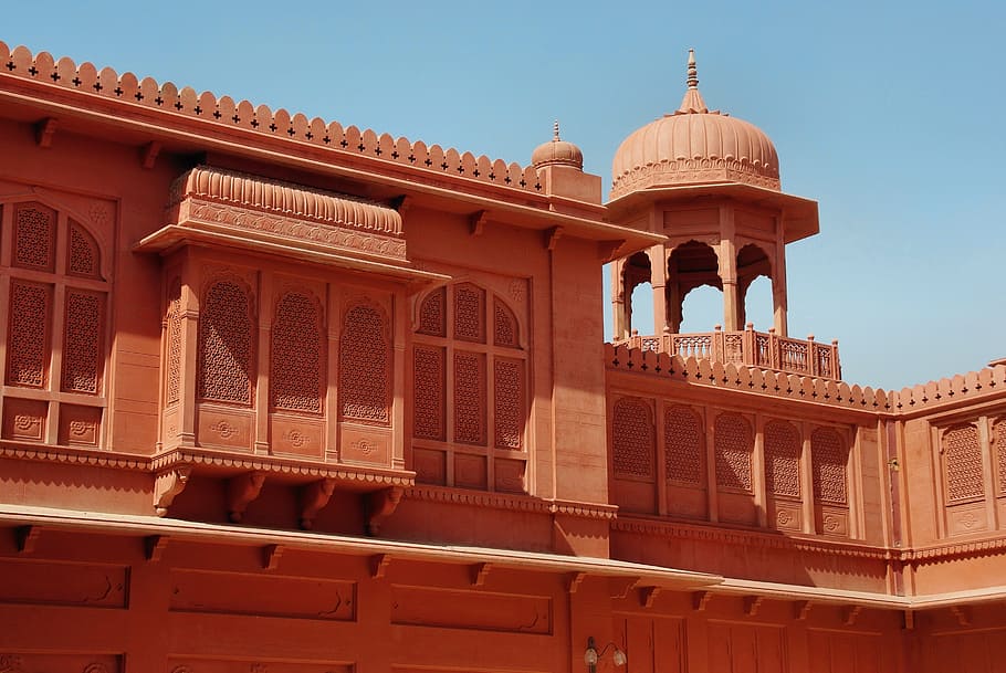 india, rajastan, jaisalmer, architecture, dome, built structure, HD wallpaper