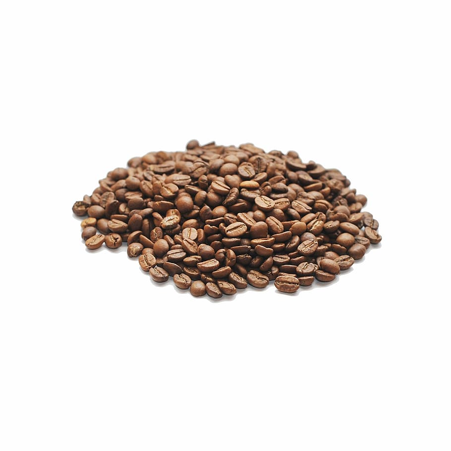coffee, grains, arabica, fried, coffee beans, roasted coffee, HD wallpaper