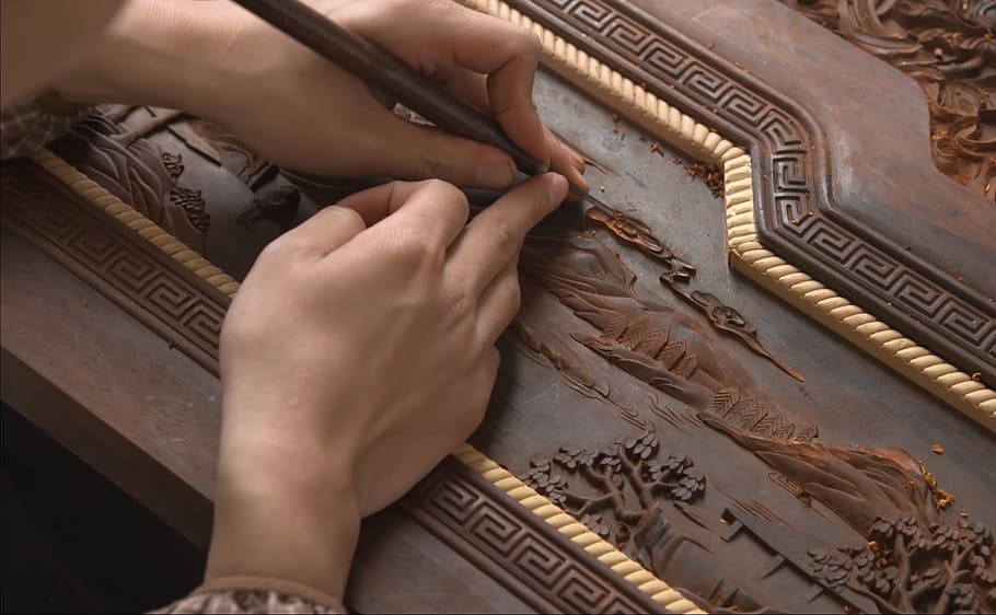Embossed Rosewood, the court sandalwood carved, the national palace museum, HD wallpaper