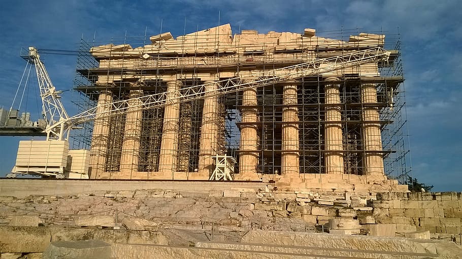 acropolis, athens, greece, architecture, history, the past HD wallpaper