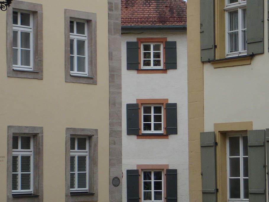Home, Window, Shutters, Building, homes, live, city, living room HD wallpaper