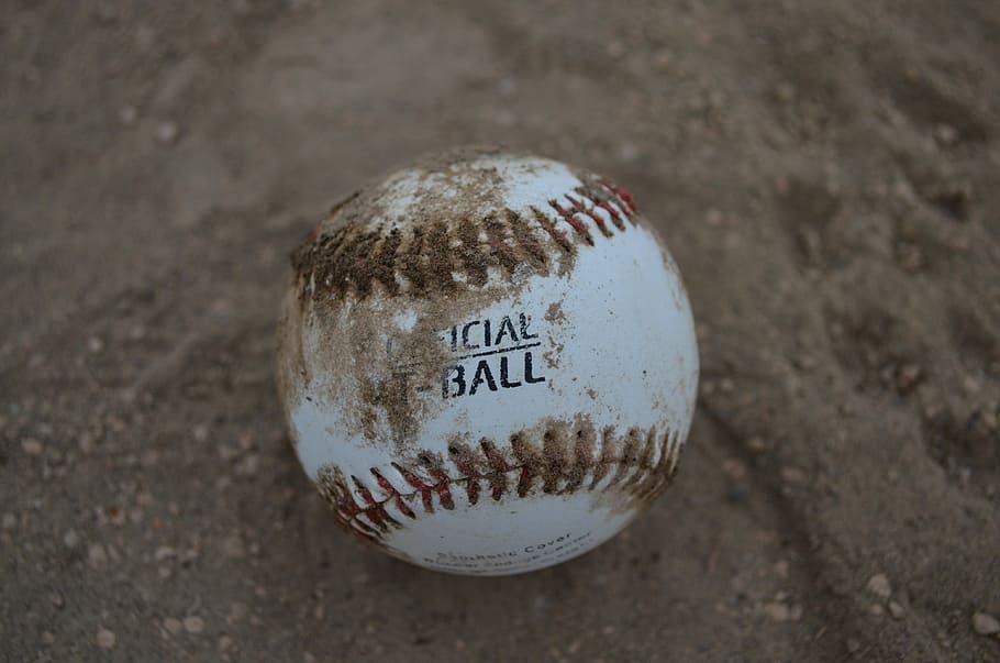 Ball, Baseball, Field, Diamond, equipment, team, leather, play HD wallpaper