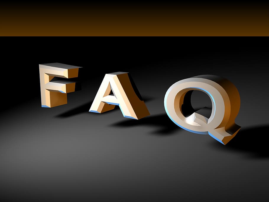 faq, puzzle, letters, questions, help, support, problem solution