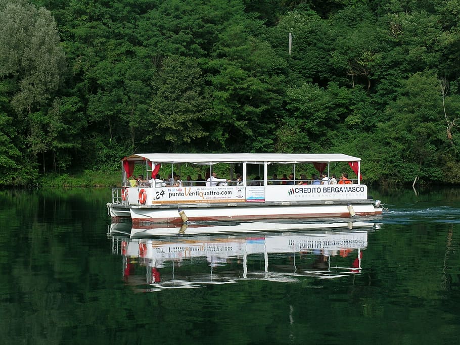 ferry, adda, river navigation, water, nautical vessel, tree HD wallpaper